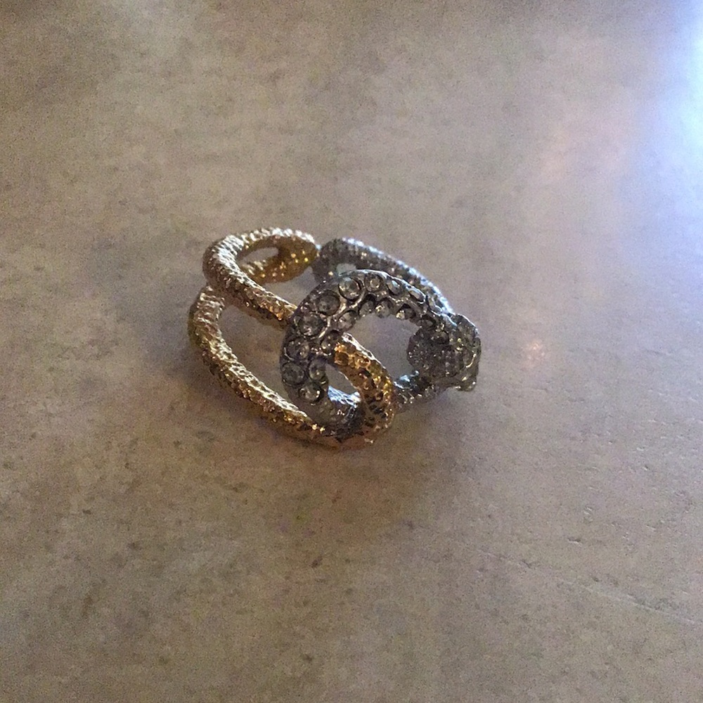 COPY - Alexis Bittar Silver & Gold Plated Ring Pre 2000